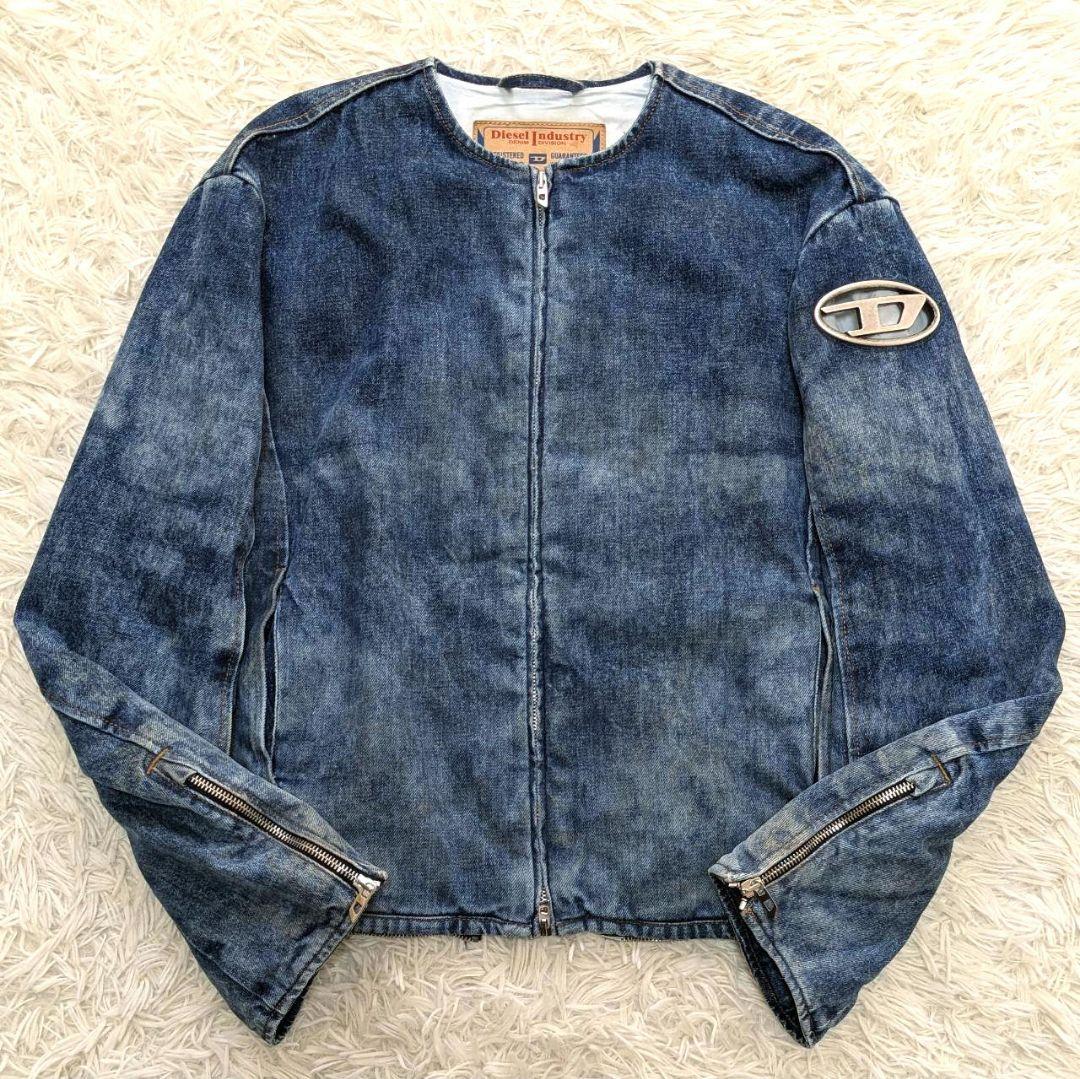 ✨現行モデル✨ 24AW DIESEL D-Calur デニムジャケット Dロゴ