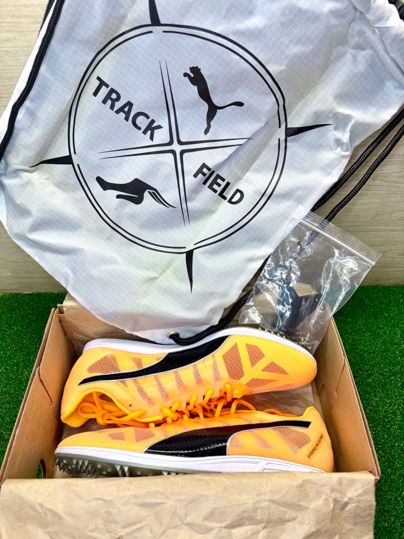 プーマ エヴォスピード ミッド ディスタンス 4 陸上 スパイク 23.5cm