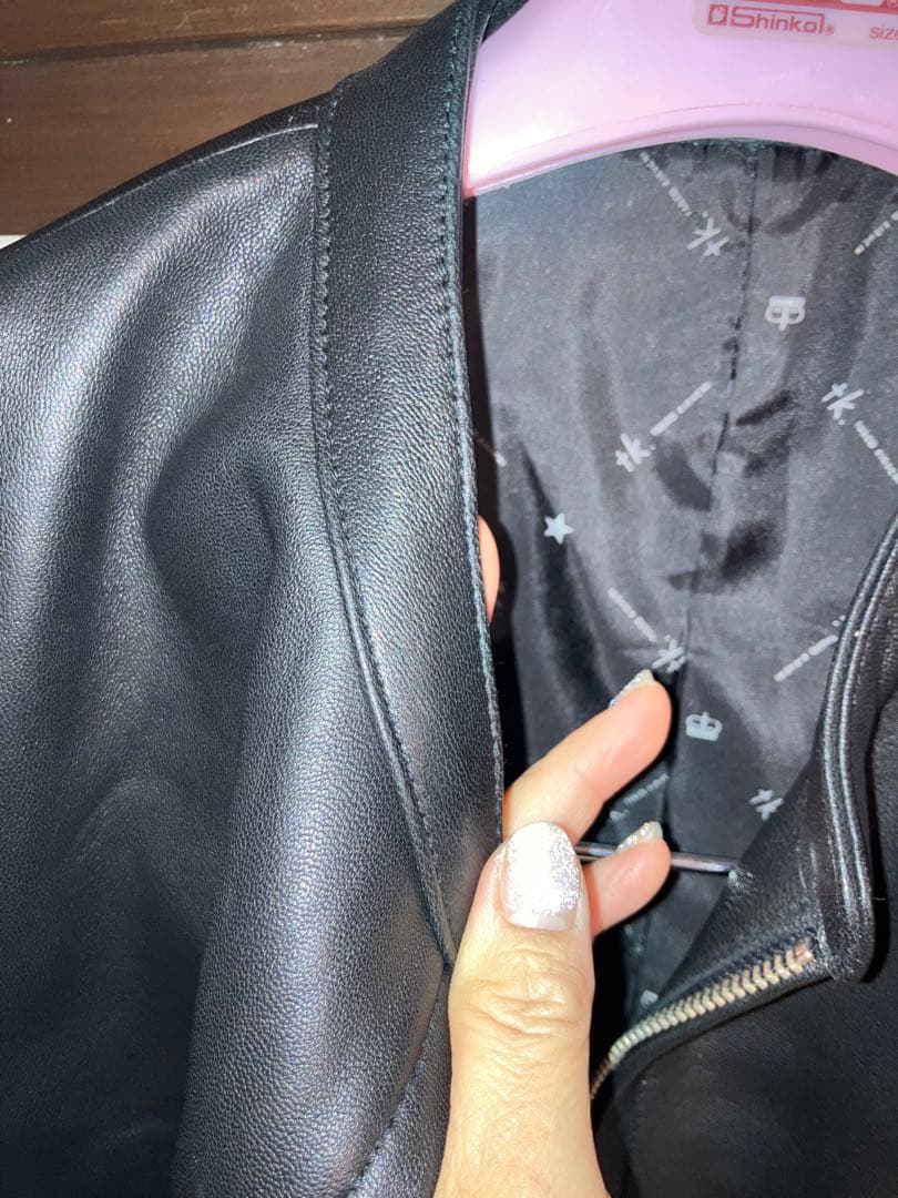 M*A様 タケオキクチ レザーシングルライダースジャケット　Ｍサイズ