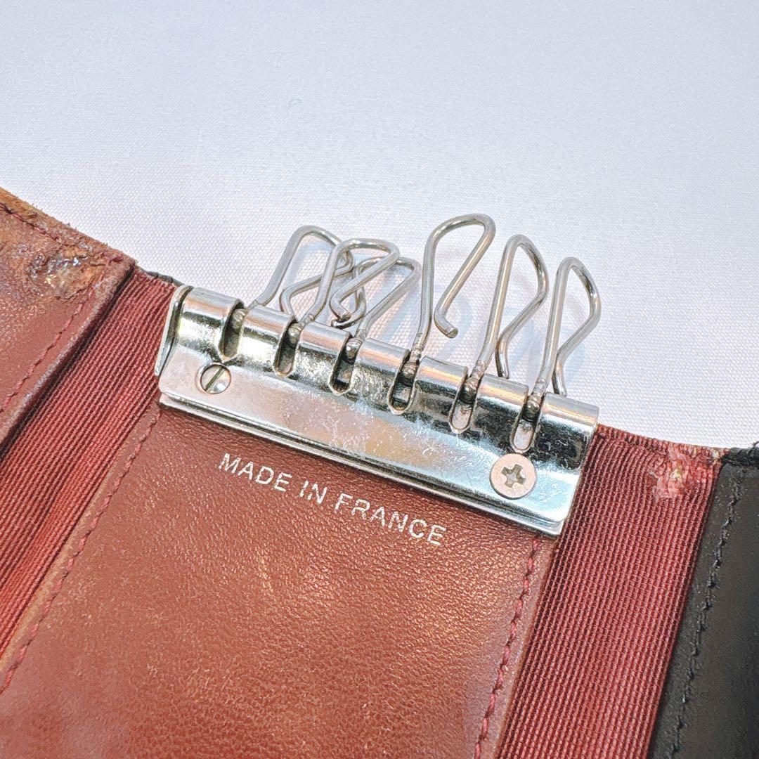 【シャネル】マトラッセ 6連 キーケース ラムレザー 正規品 シリアル有り