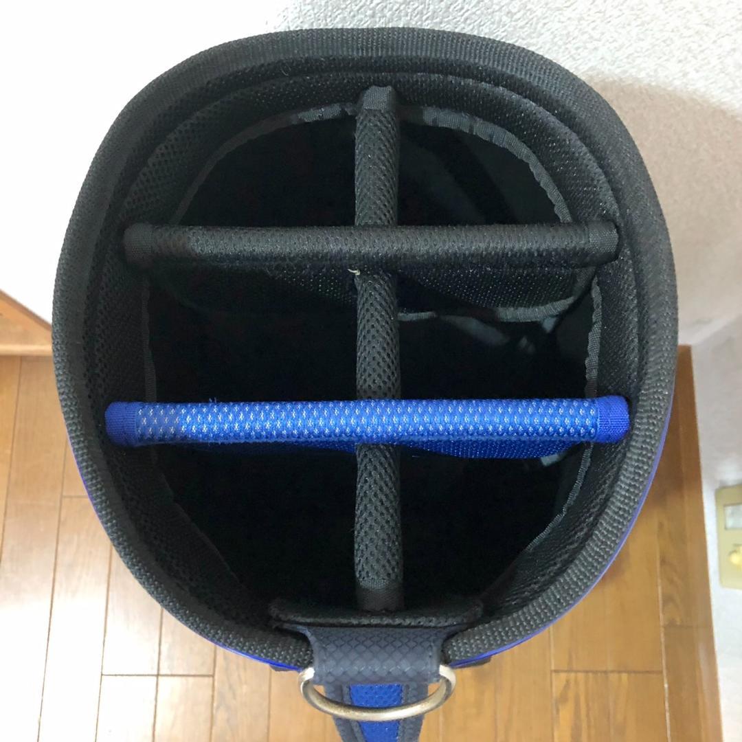 【美品】 ルコックスポルティフ キャディバッグ カート型 6分割 ネイビー