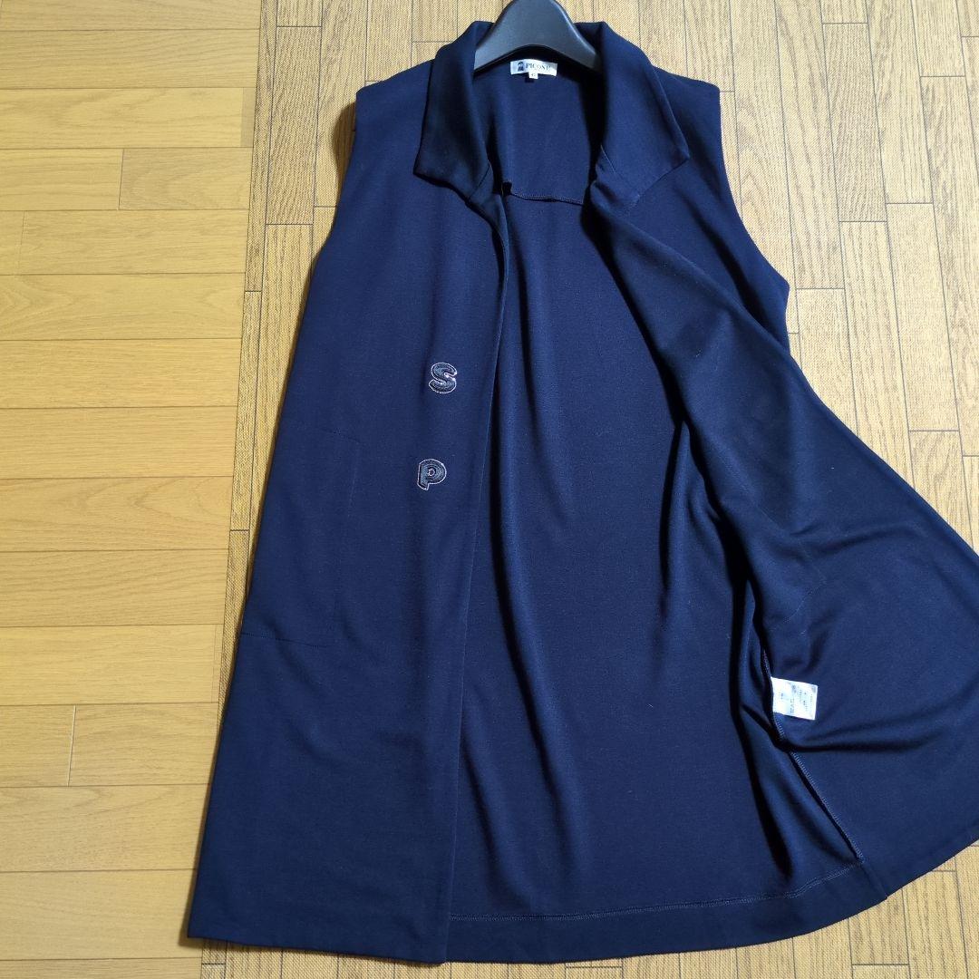 ピッコーネ　ロングジレ　ベスト　スパンコール