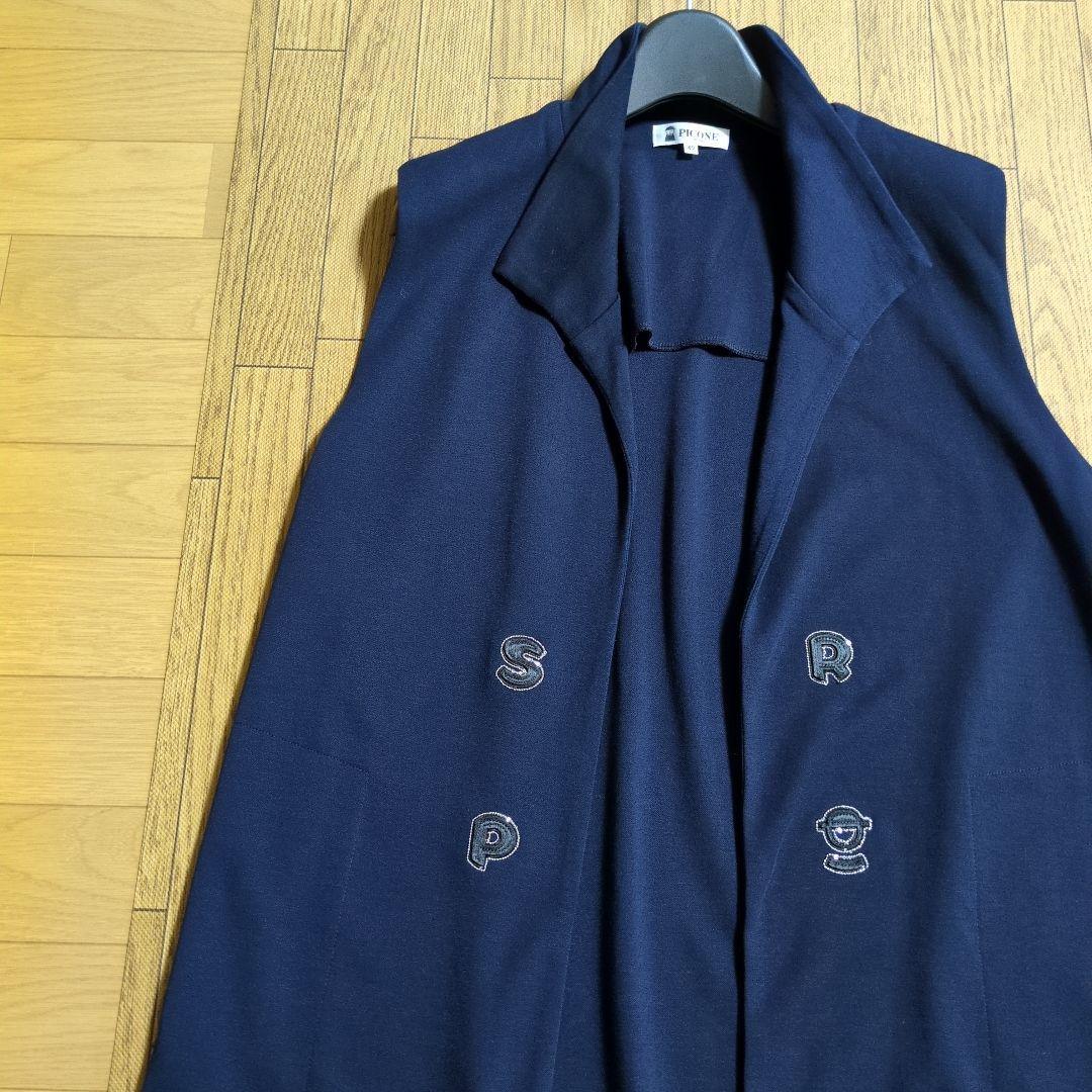 ピッコーネ　ロングジレ　ベスト　スパンコール
