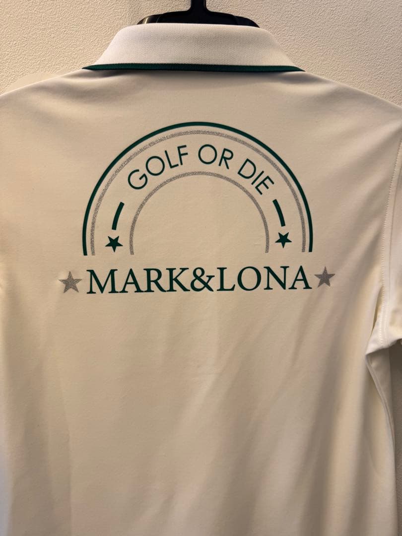 新品未使用　マーク＆ロナ 【吸水速乾】シーリングロゴ半袖ポロシャツ