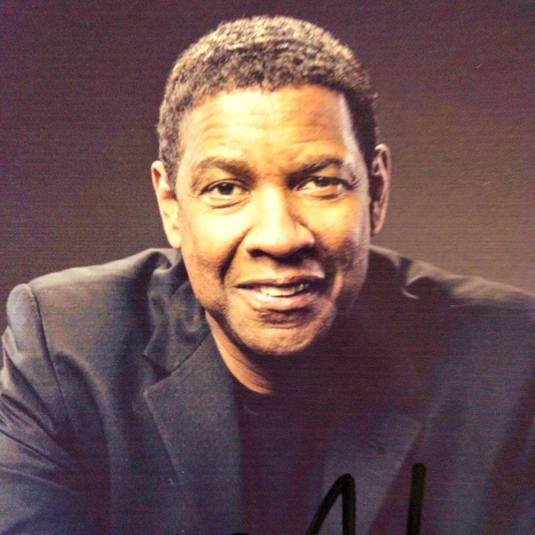 デンゼル・ワシントン直筆サイン入り2Lサイズ写真‥イコライザー