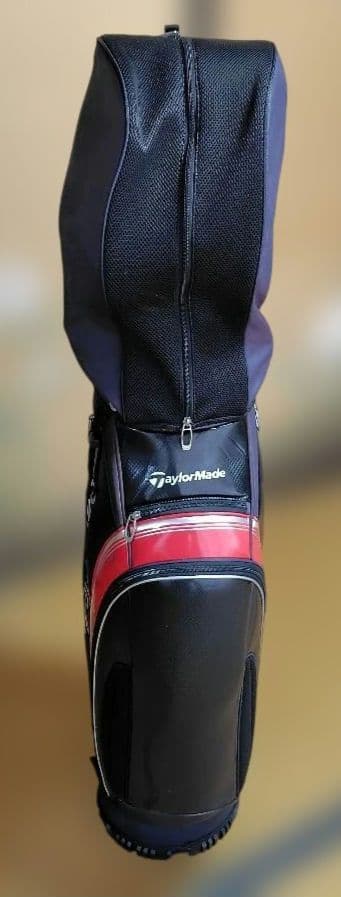 【TaylorMade】キャディバッグ ブラック×レッド　中古良品