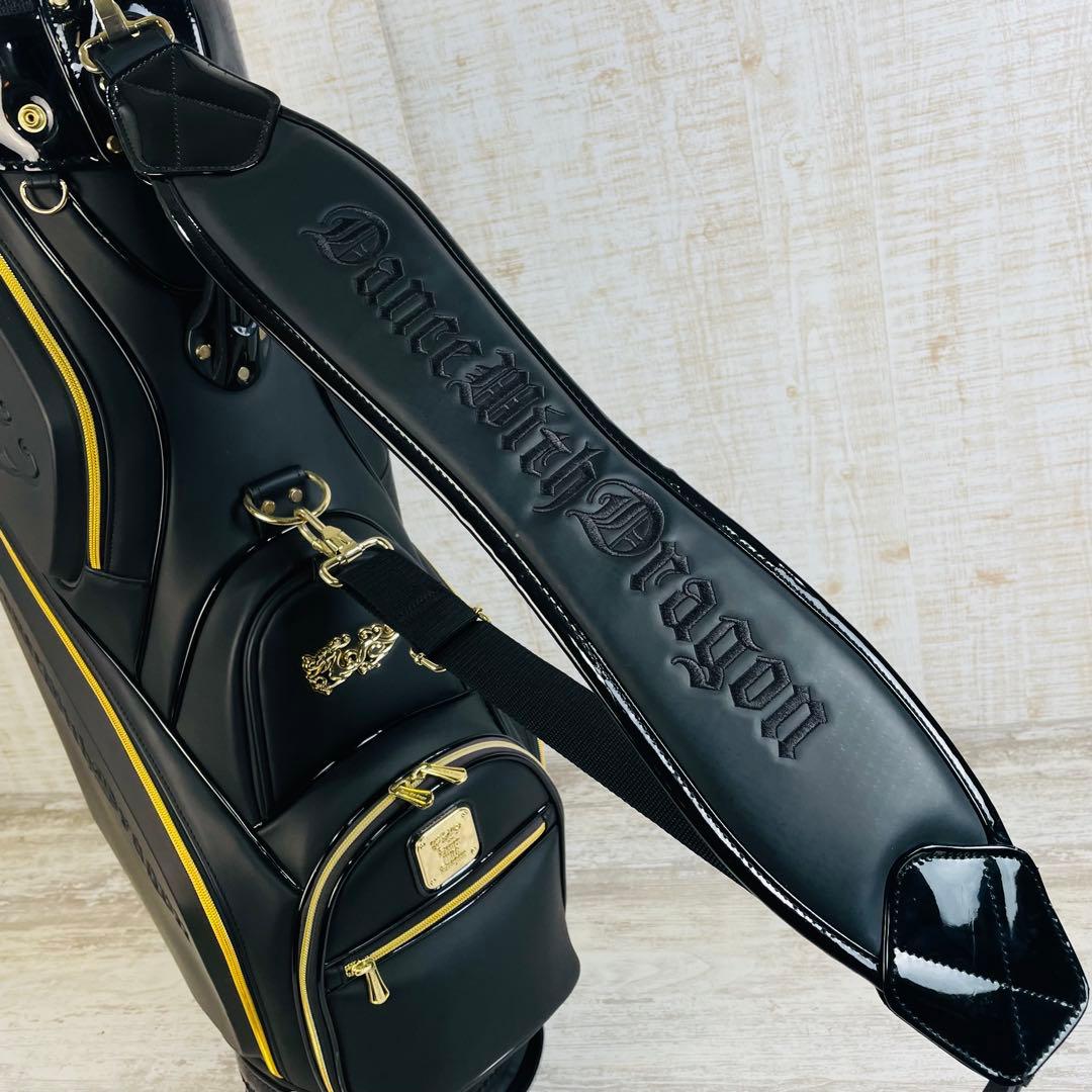 【高級】ダンスウィズドラゴン　MAT FAKE LEATHERキャディバッグ