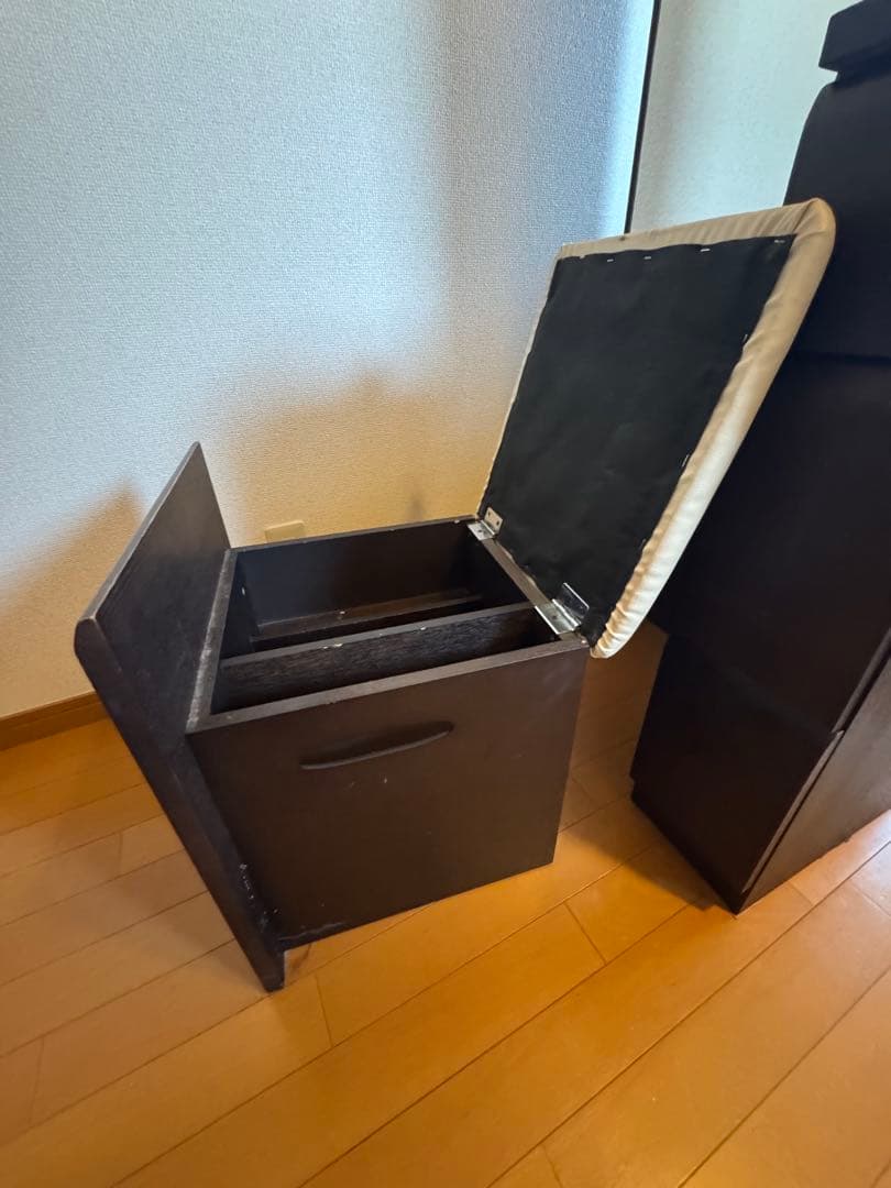 【ニトリ】ドレッサー DBR コンセント付 スツール収納