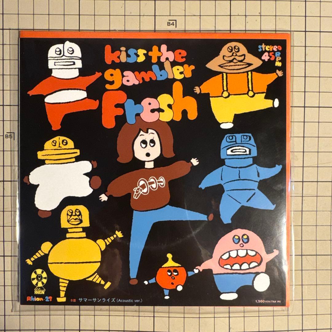 kiss the gambler zine カセット レコード ３点セット