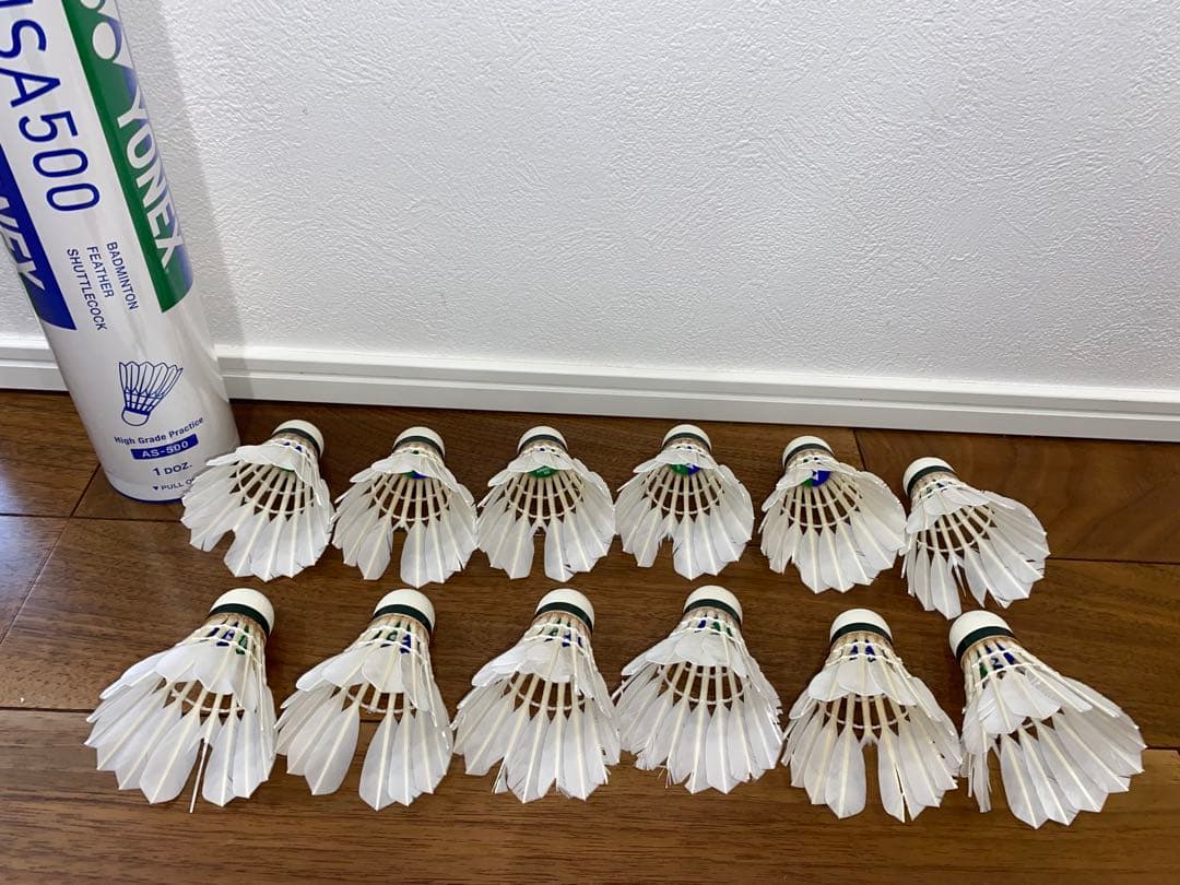 YONEX AEROSENSA 500 中古シャトル 120個 基礎打ち ノック