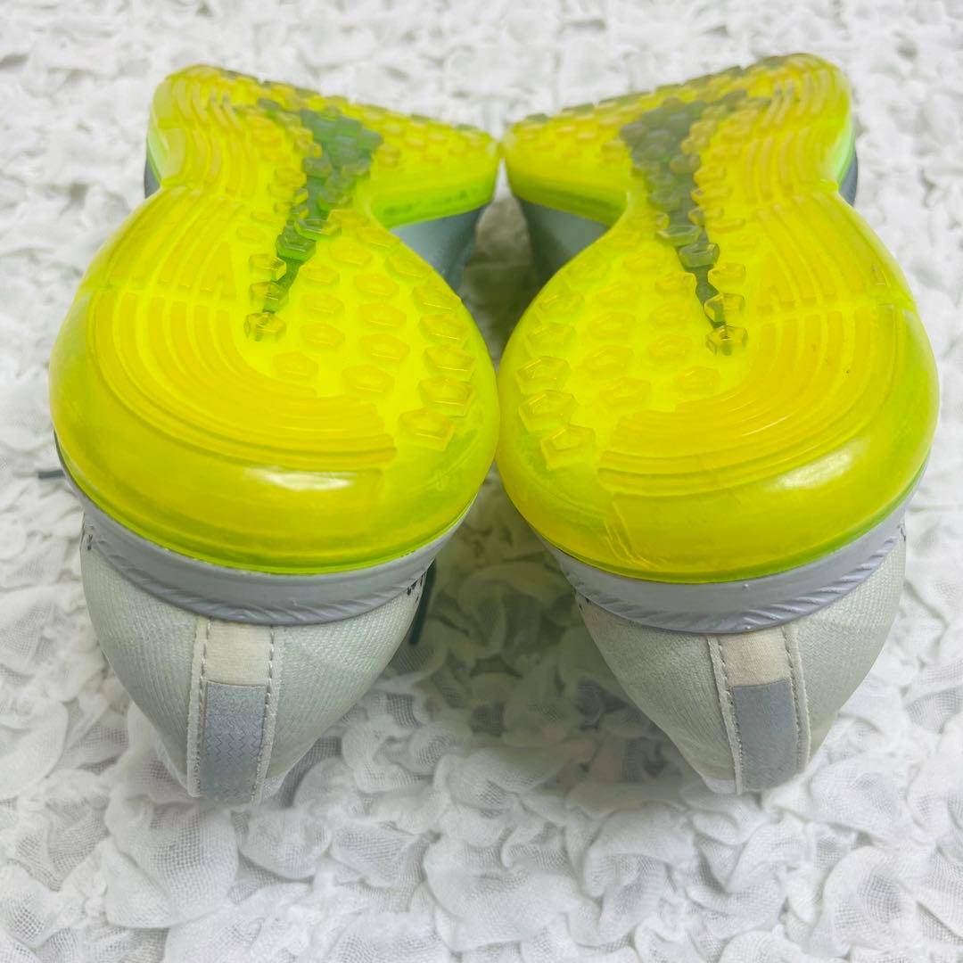 ナイキNIKEフライニットレーサー27.5完売品ランニングシューズマラソン蛍光