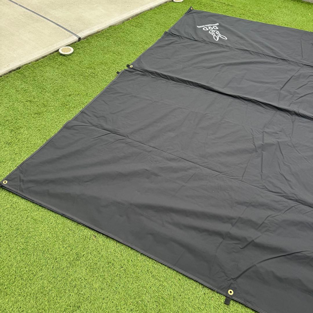 美品 DOD チーズタープ TC ブラック 5×5m 大型タープ