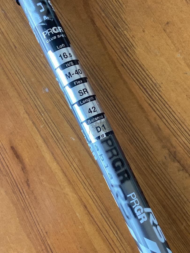 PRGR iD nabla RS 4W 16.5° M40/SR