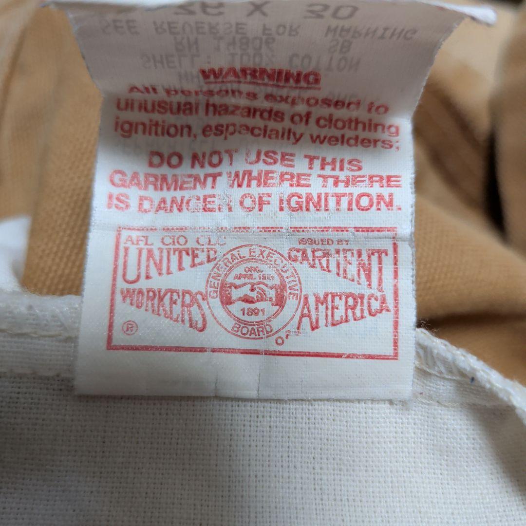 90s USA製 カーハート Carhartt ダブルニー ワークパンツ W36