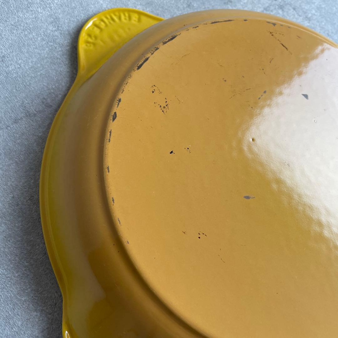 ル・クルーゼ スキレット 26cm ディジョンイエロー 鋳物 グリルパン