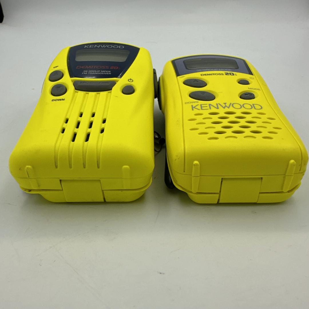 KENWOOD トランシーバー2個 DEMITOSS UBZ-LK20、LJ20