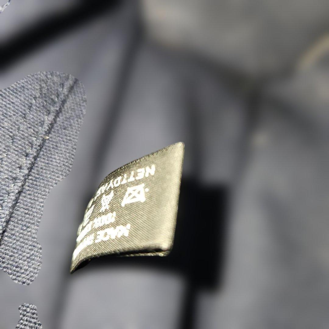 HERMES フールトゥキャンバスミニトートバッグ　ネイビー