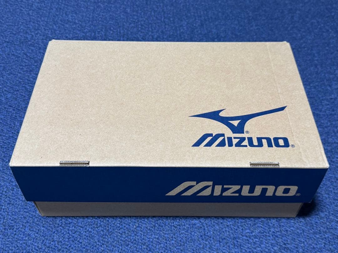 【特注】の走幅跳び用 Mizuno スパイク イエロー/パープル 26.5cm