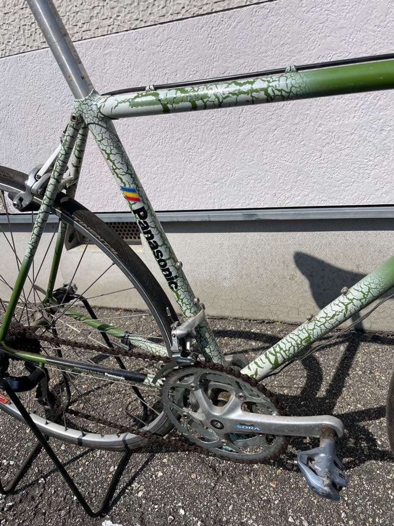 パナソニック　クロモリ　ロードバイク　パナモリ　クレイジーボーイS オーダー