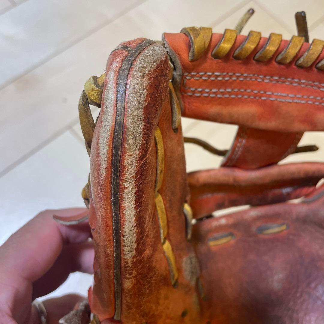 TAMAZAWA 硬式野球内野手用グラブ ブラウン