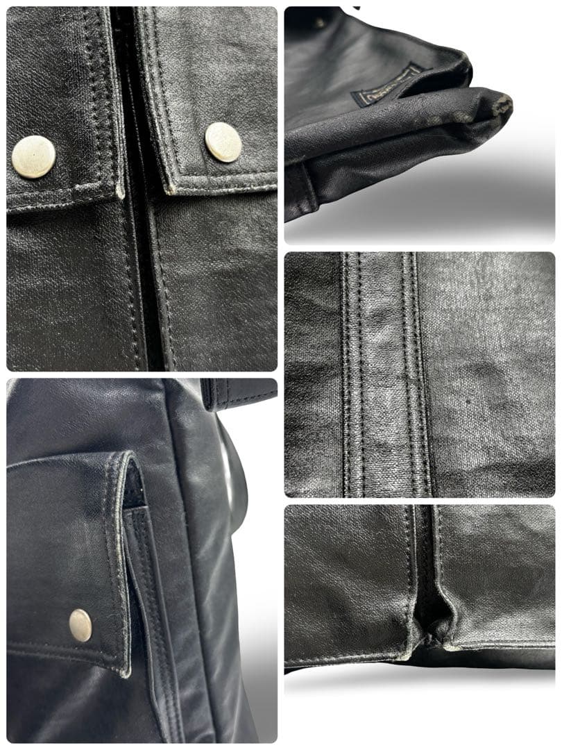 【ヴィンテージ】ポーター　フリースタイル　トートバッグ　ショルダー　黒　レザー