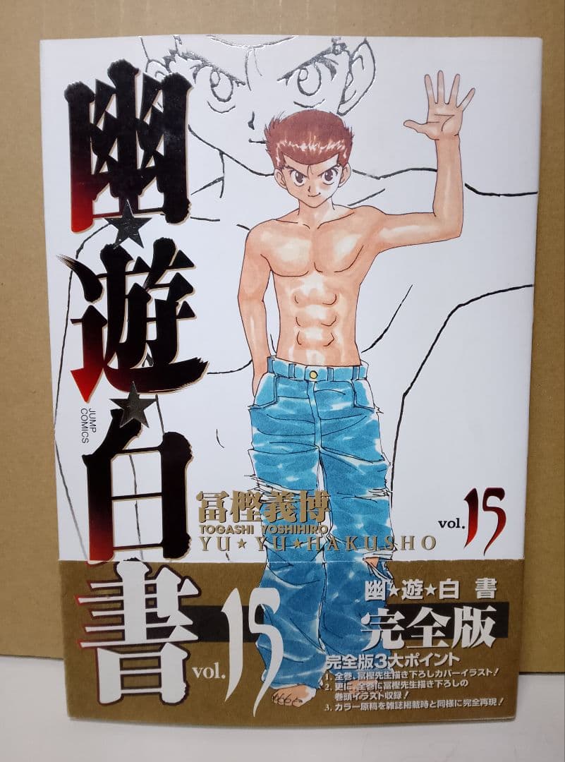 【送料込み】幽遊白書　完全版全１５巻　冨樫義博　幽☆遊☆白書