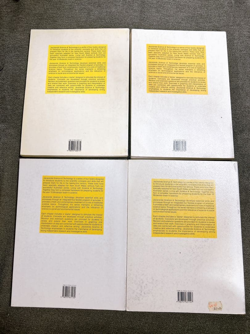 【全巻セット・希少】Jacaranda Science 1-4 洋書 英語教材