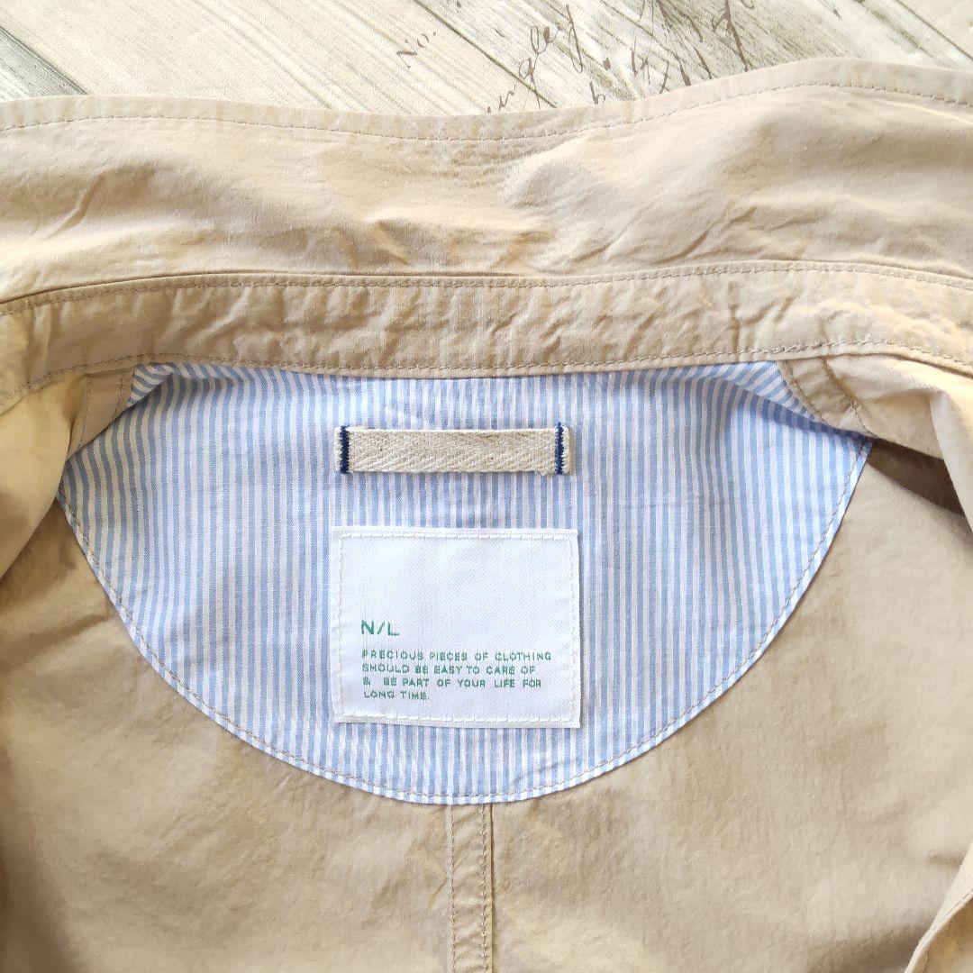 ナチュラルランドリー ⿻ダンプワッシャー マリネジャケットカバーオール 製品洗い