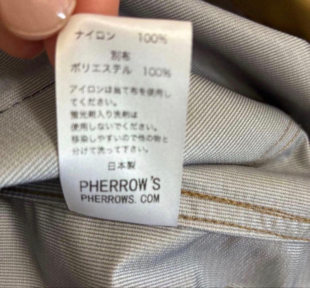 Pherrow's 防水・透湿性フード付きジャケット ベージュ　新品未使用