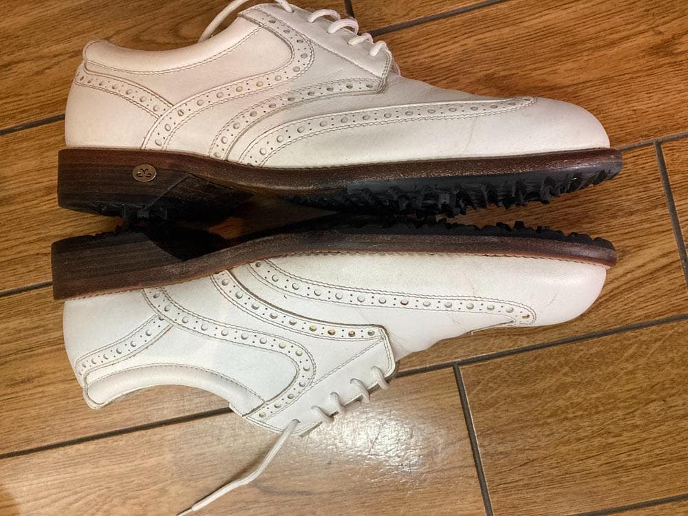 ウォルター・ジェヌイン（Walter Genuin）ゴルフシューズ白25.5