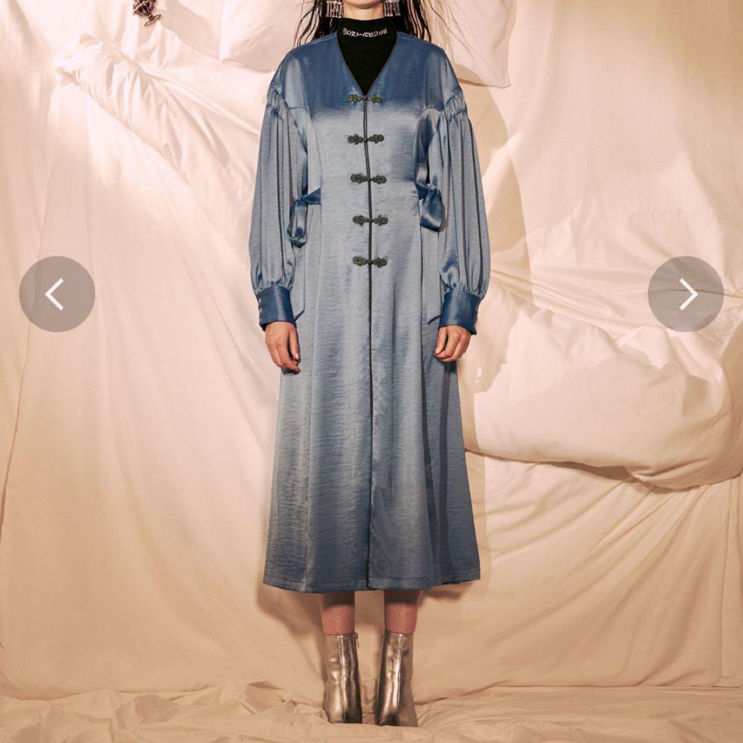 【美品】 パメオポーズ Mandarin Robe Dress ロングワンピース