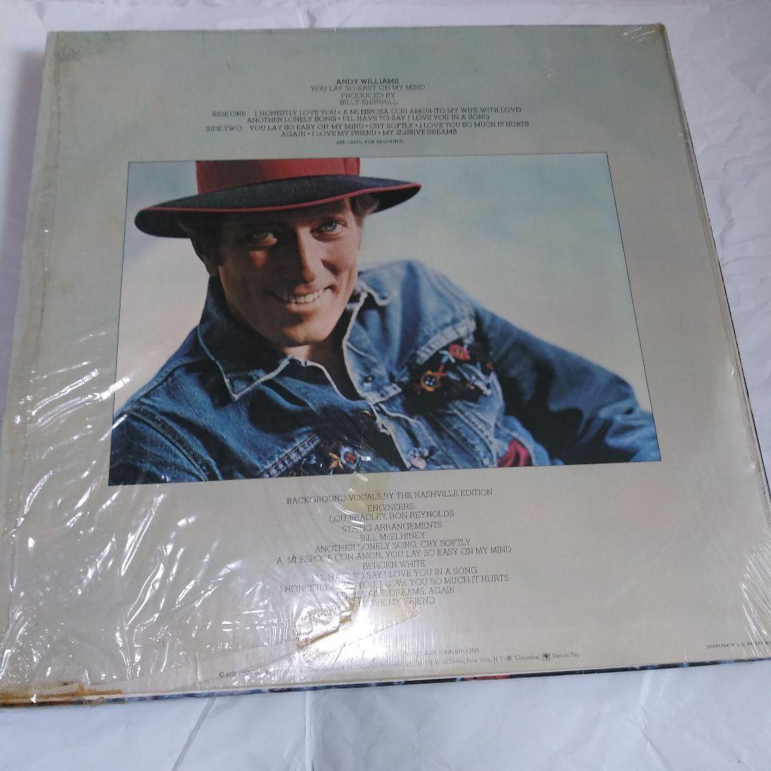 andy.williams.レトロな中古LPレコード７枚海外版とにかく良曲が一杯