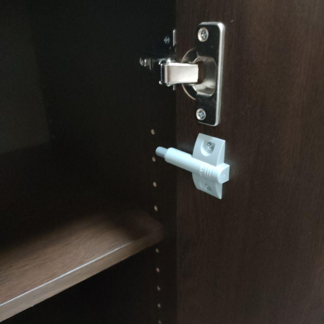 【丸繁木工オーダー製作】モダンキャビネット ダークブラウン サイドボード