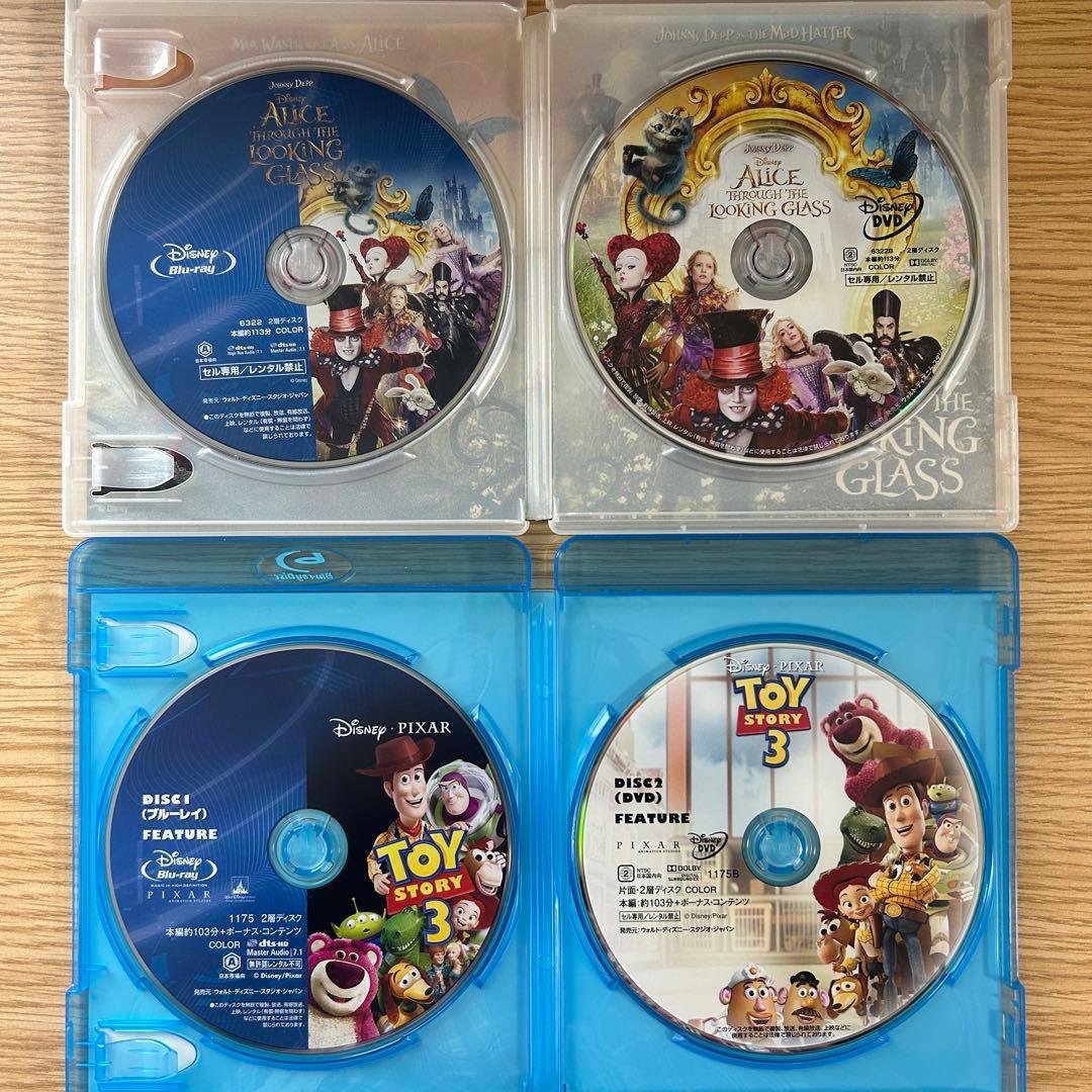 ディズニーなど　まとめ売り　DVDとブルーレイ