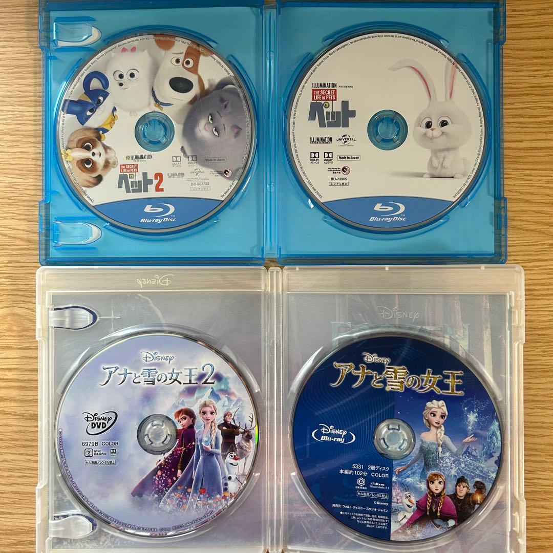 ディズニーなど　まとめ売り　DVDとブルーレイ