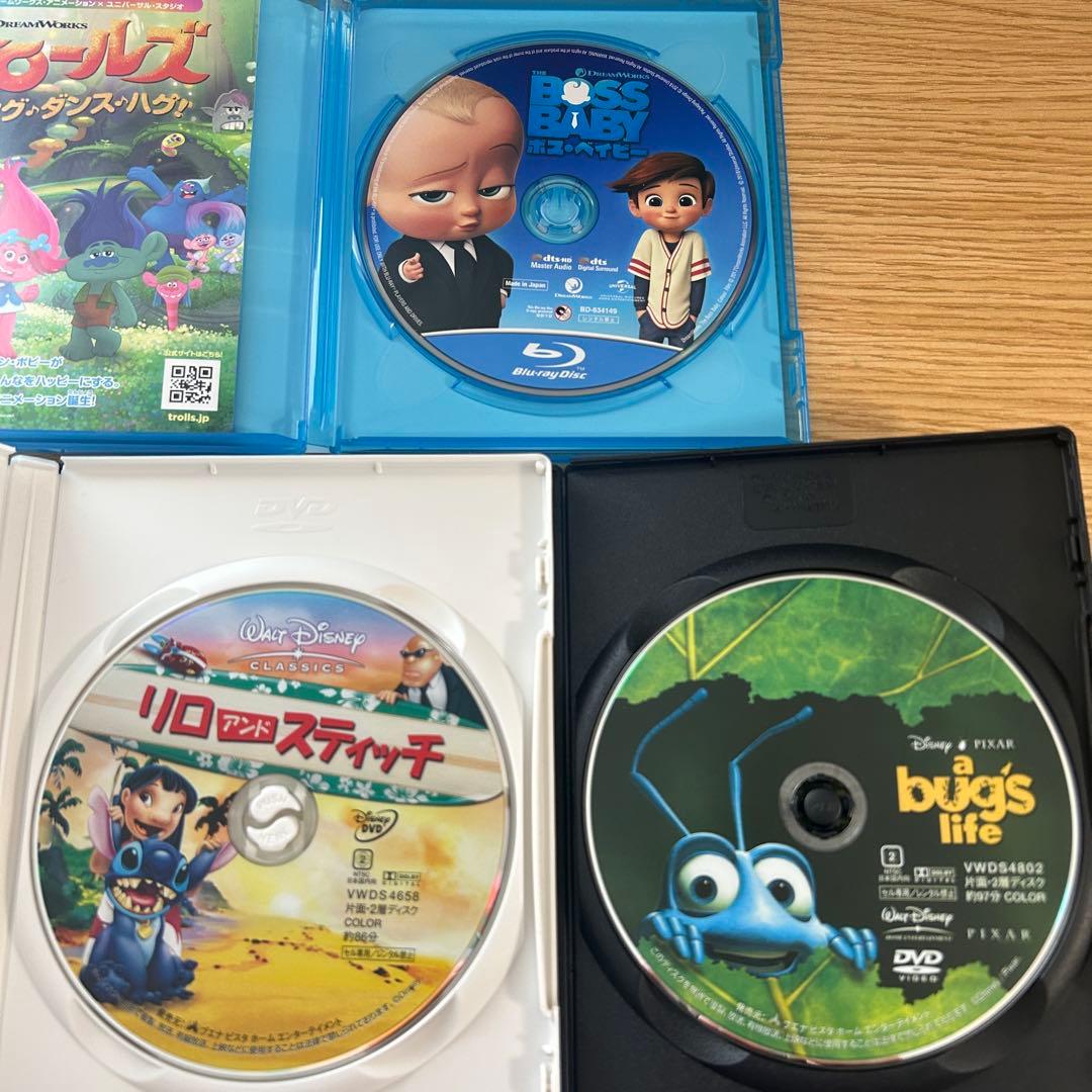 ディズニーなど　まとめ売り　DVDとブルーレイ