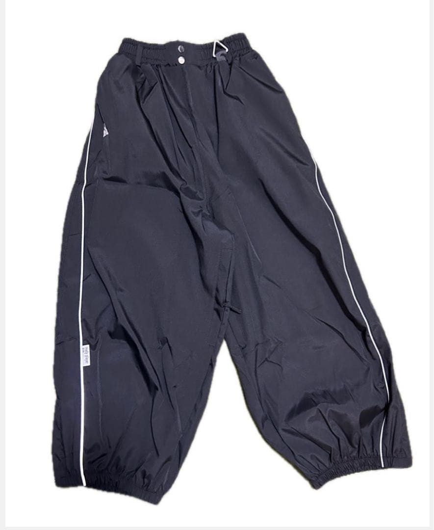 スノーボードウェア　ユニセックス　ブラック Lサイズ ワイドジョガーパンツ