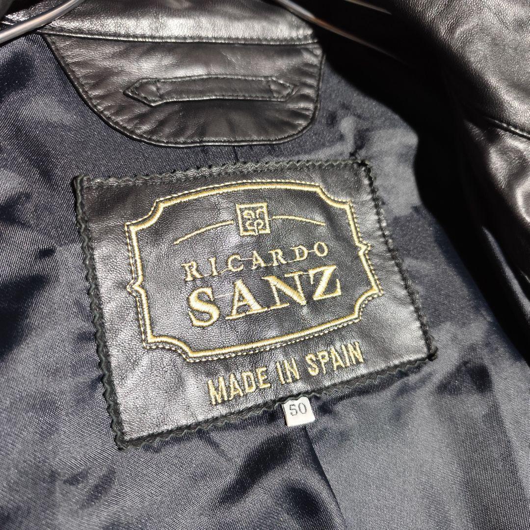 【しめじページ】✦ 本革 ラム レザー 羊革 カーコート Ｎ3B 黒