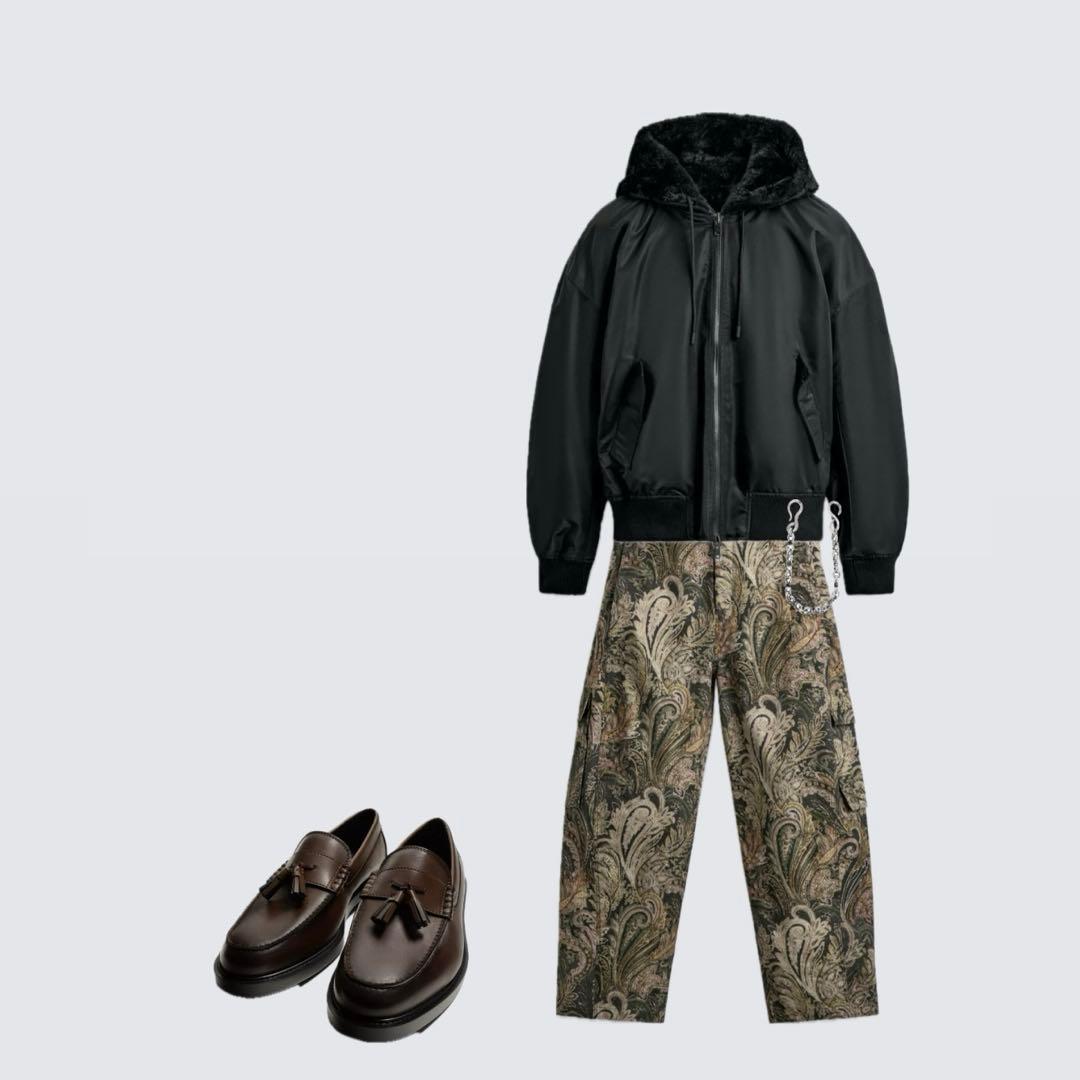 ☆*☆様 【ZARA】　リバーシブル　フェイクファー　ボンバージャケット 大人気