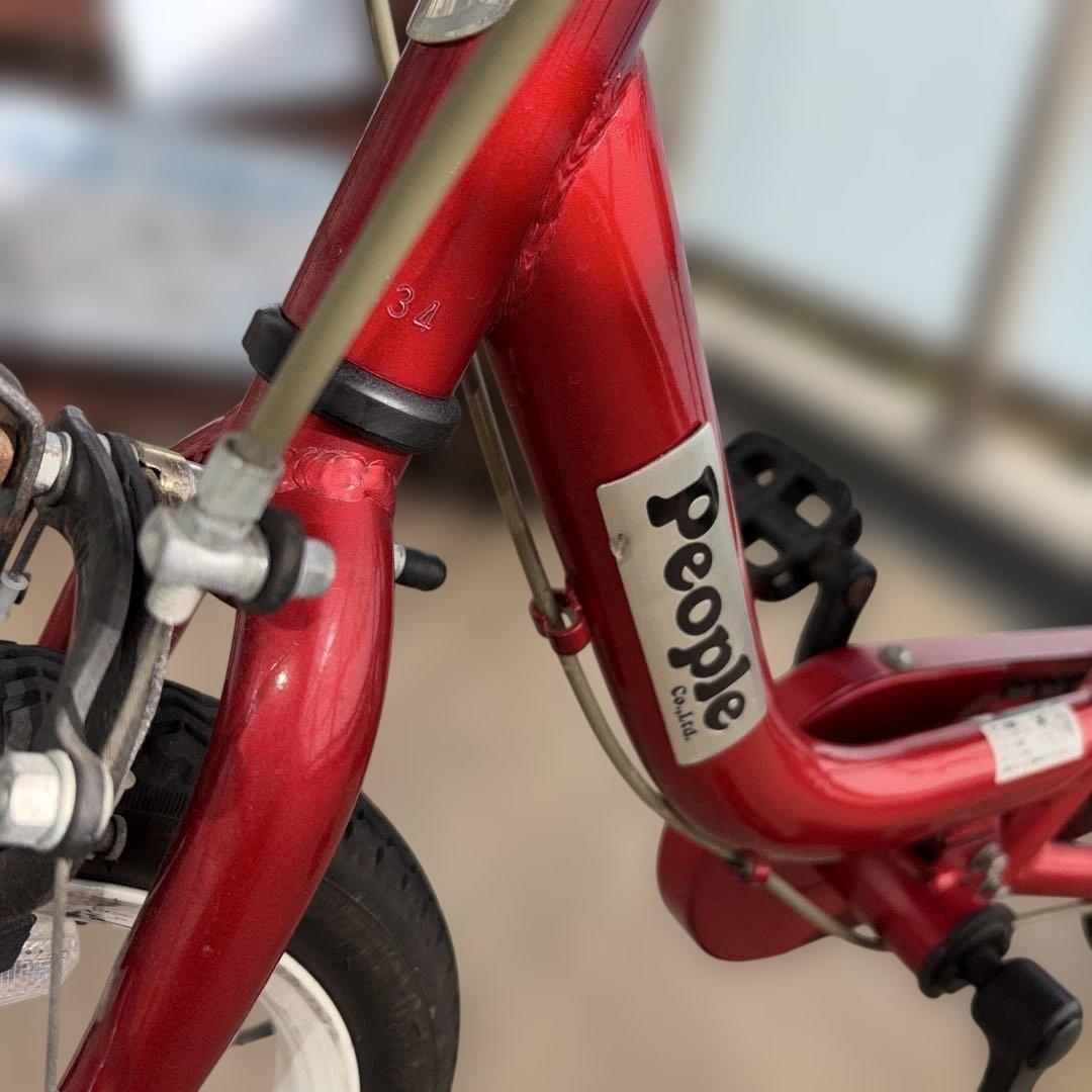 【People】ケッターサイクルII 14インチ カゴ付き