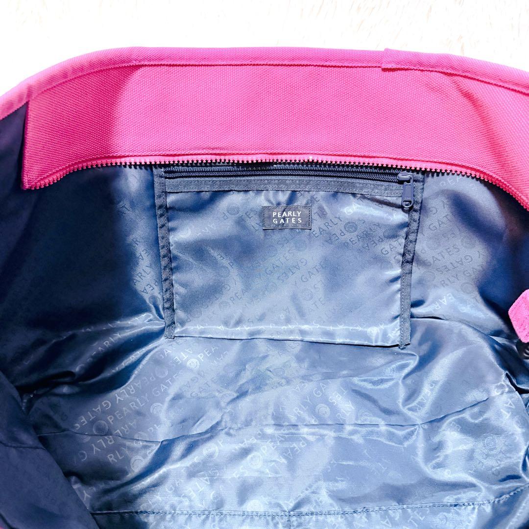 PEARLY GATES ロッカーバッグ トートバッグ ピンク ゴルフ 大容量