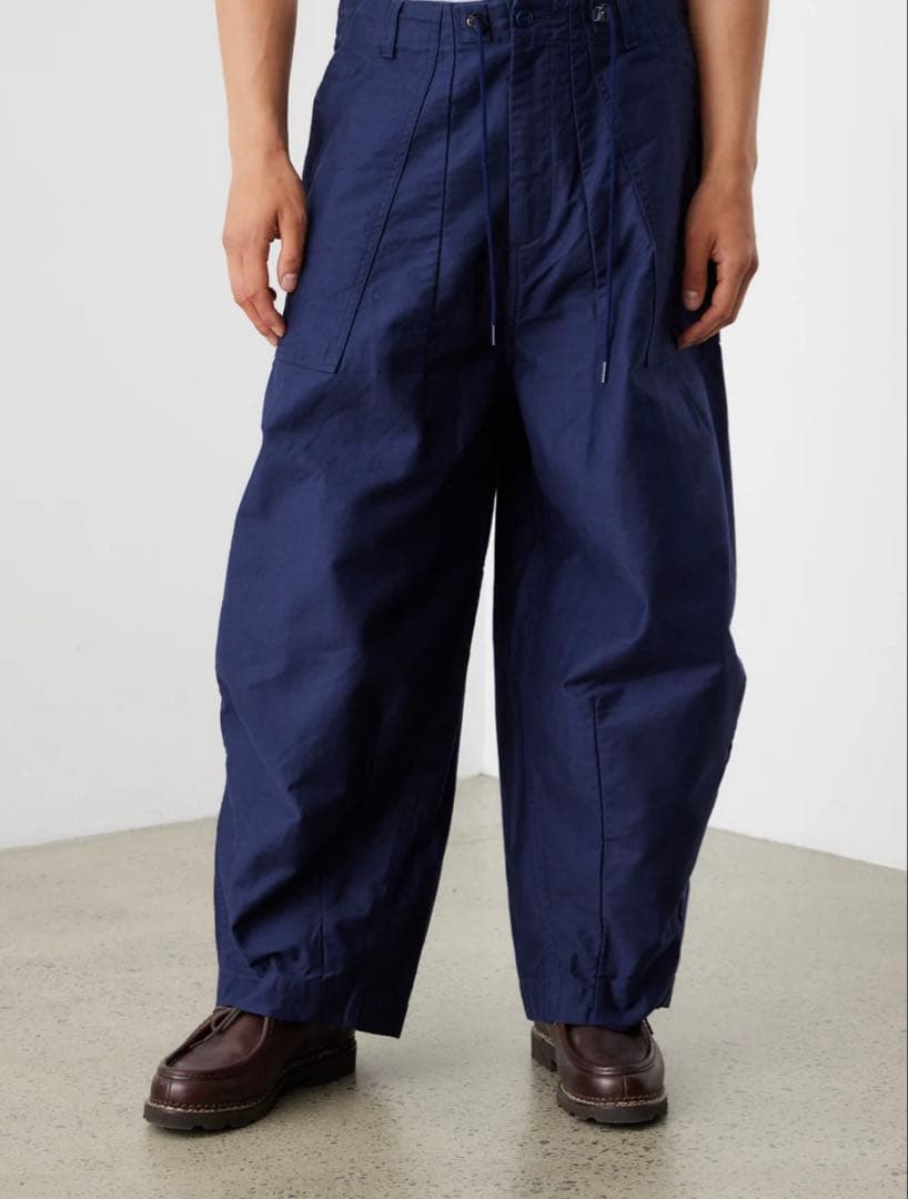 希少美品 Needles H.D. pant FATIGUE ネイビー