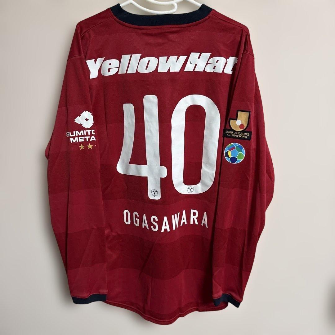 鹿島アントラーズ　小笠原満男　長袖　2010年　ユニフォーム