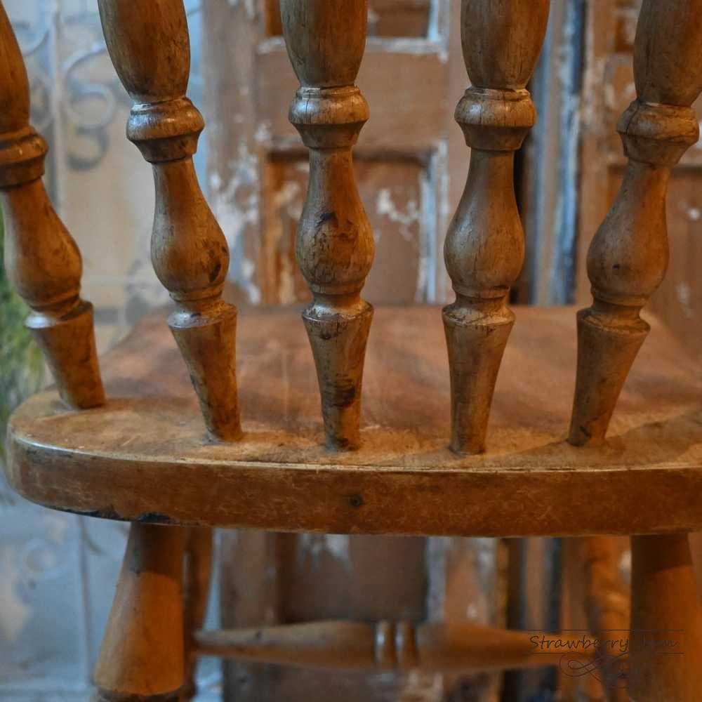 L3710-27-3 英国アンティーク アイベックスチェア キッチンチェア 剥離