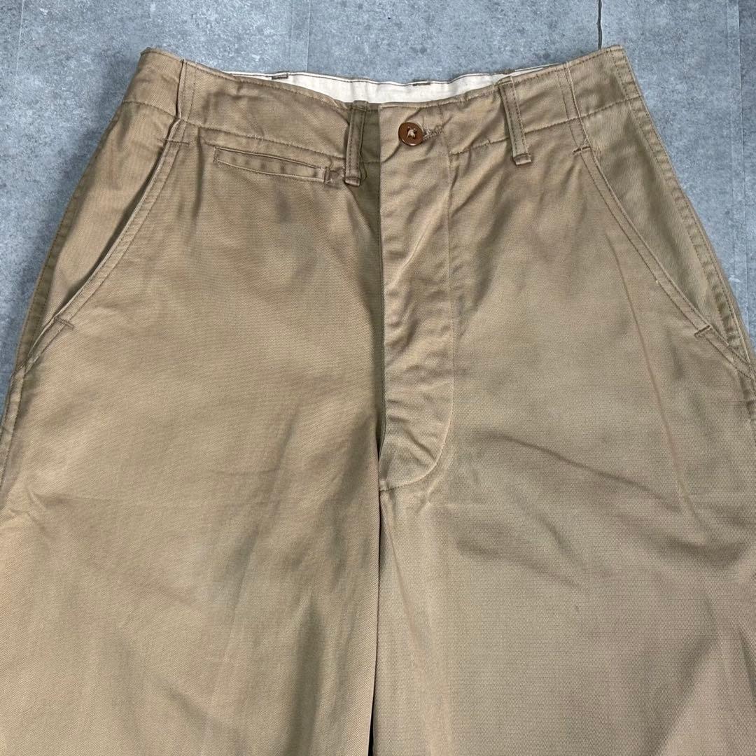 1948年 US.ARMY ボタンフライ ミリタリートラウザーズ チノパン