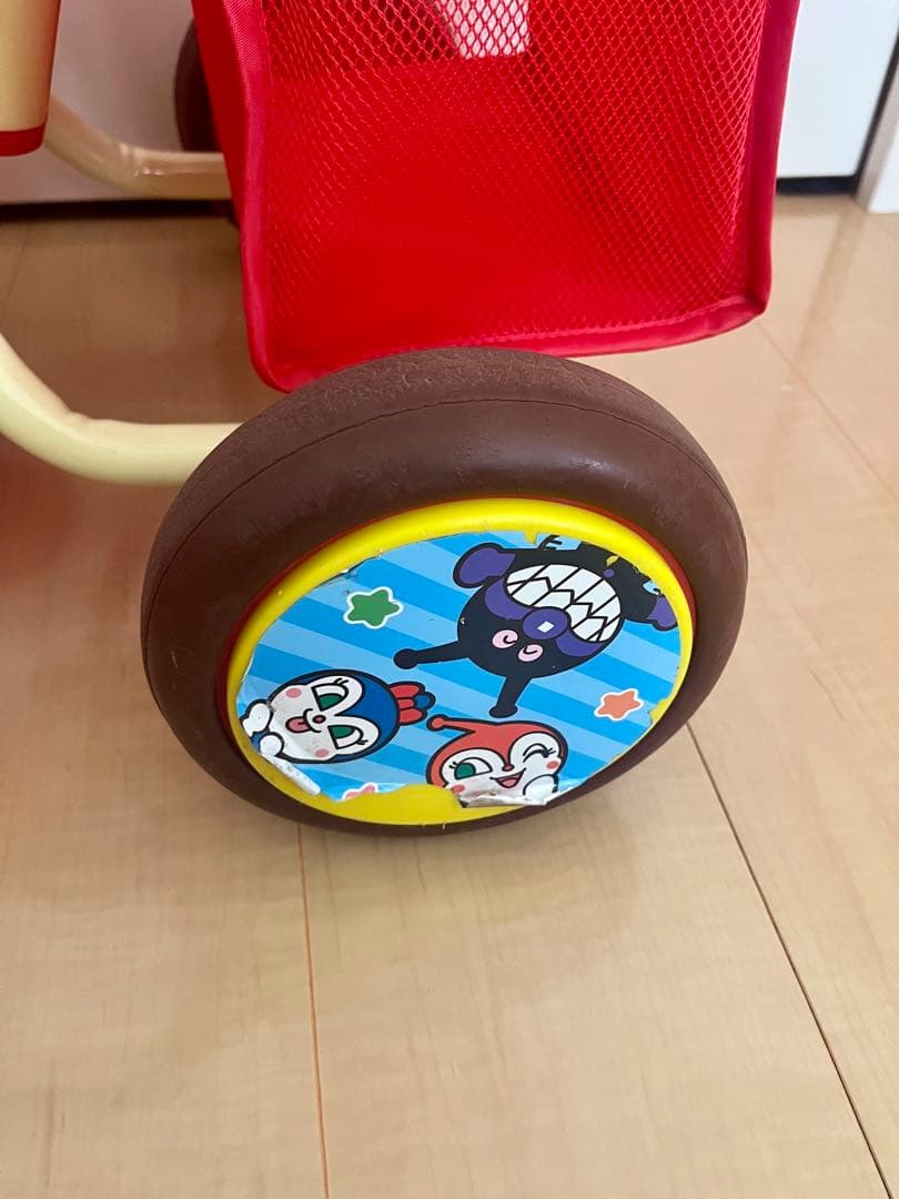 【あん】アンパンマン デラックスⅡ 三輪車 赤