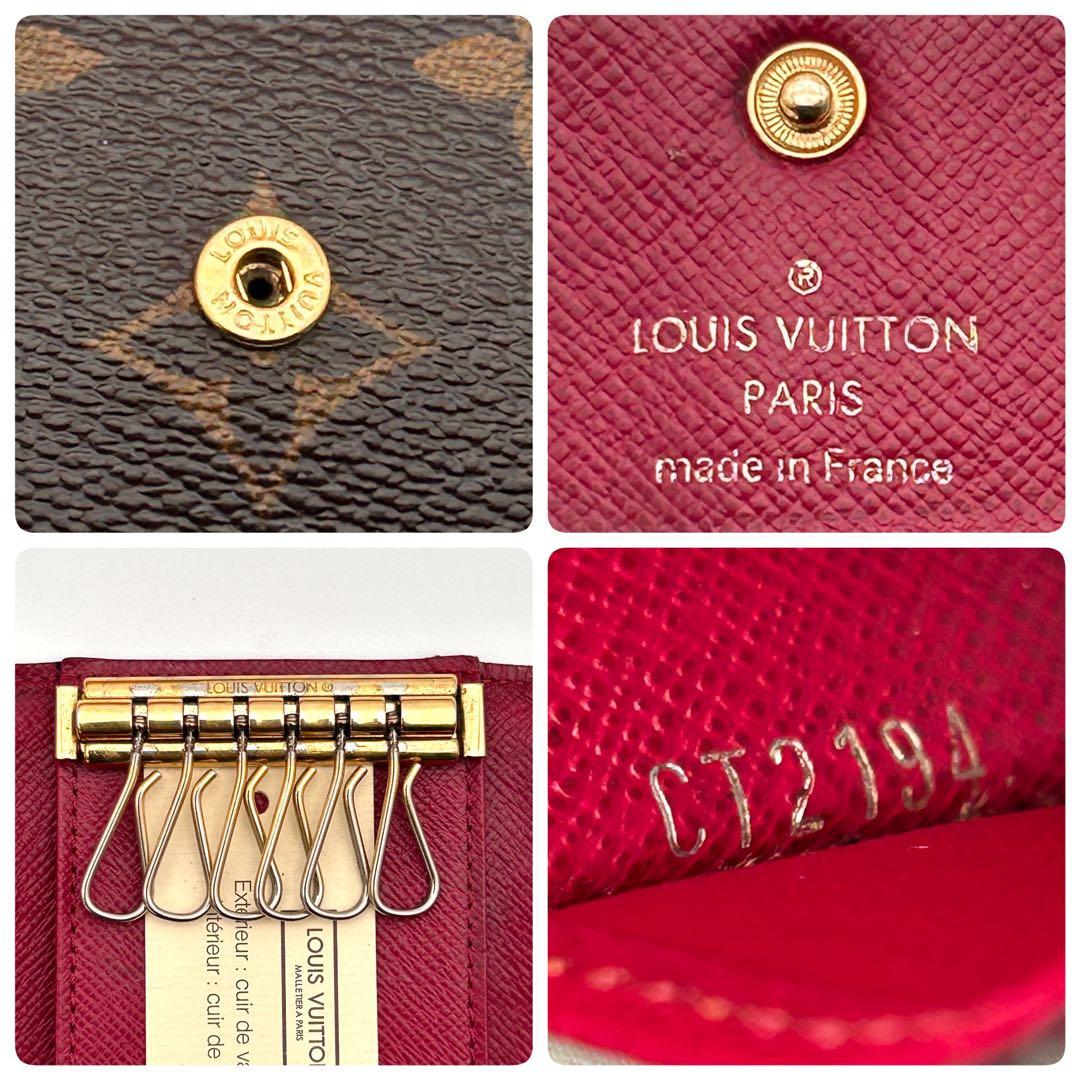 ルイ ヴィトン モノグラム フューシャ キーケース6連 ミュルティクレ6