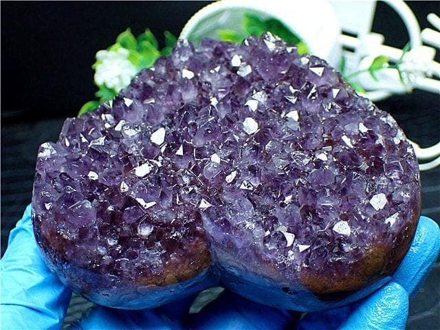 AAA級家庭円満◆天然アメジスト原石B89G3/179G12A