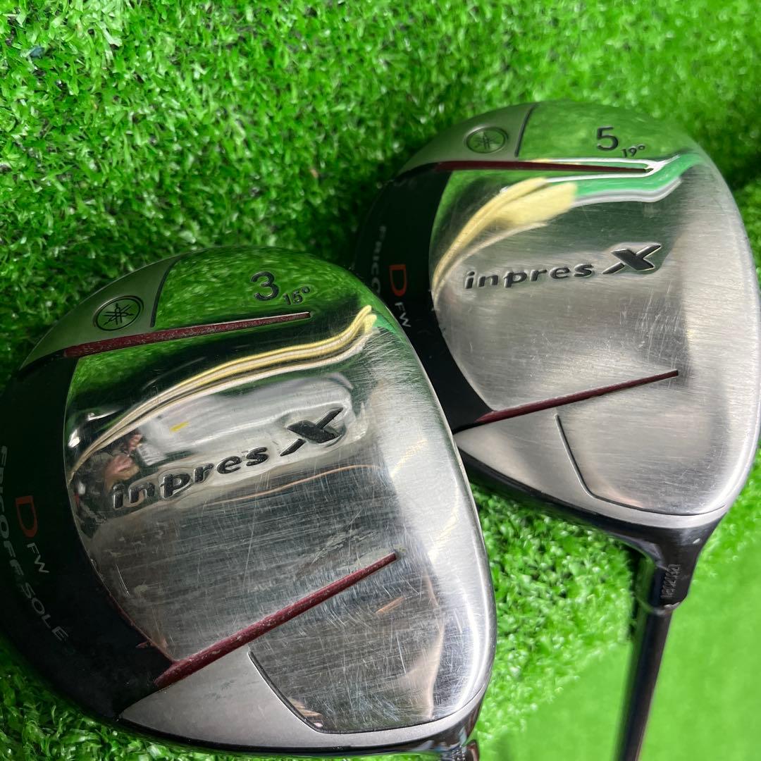 NFG-329 YAMAHA フェアウェイウッド 2本セット flex R