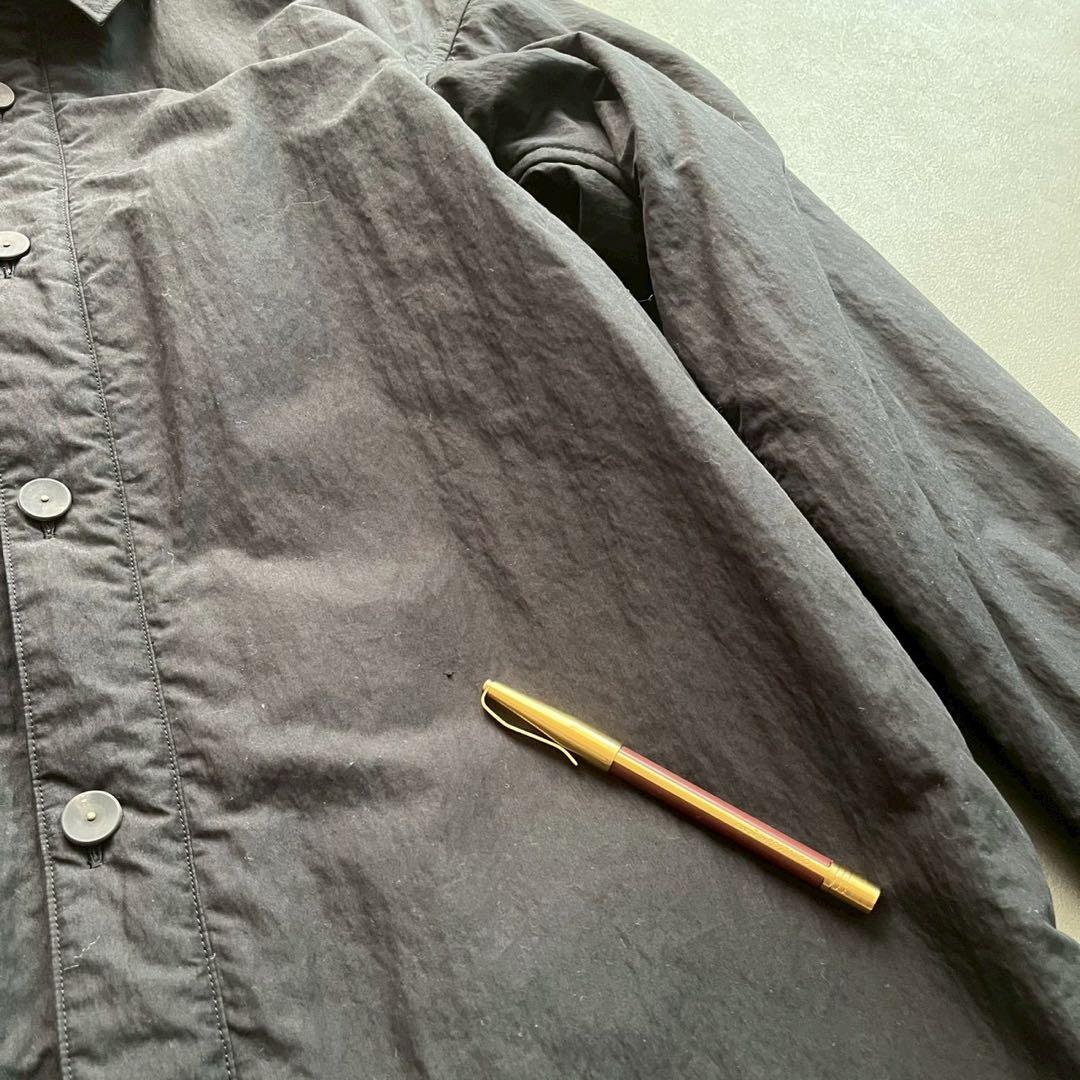 廃盤サイズ　ポスタルコ　フリーアームボタンジャケット　リップルファブリ　M